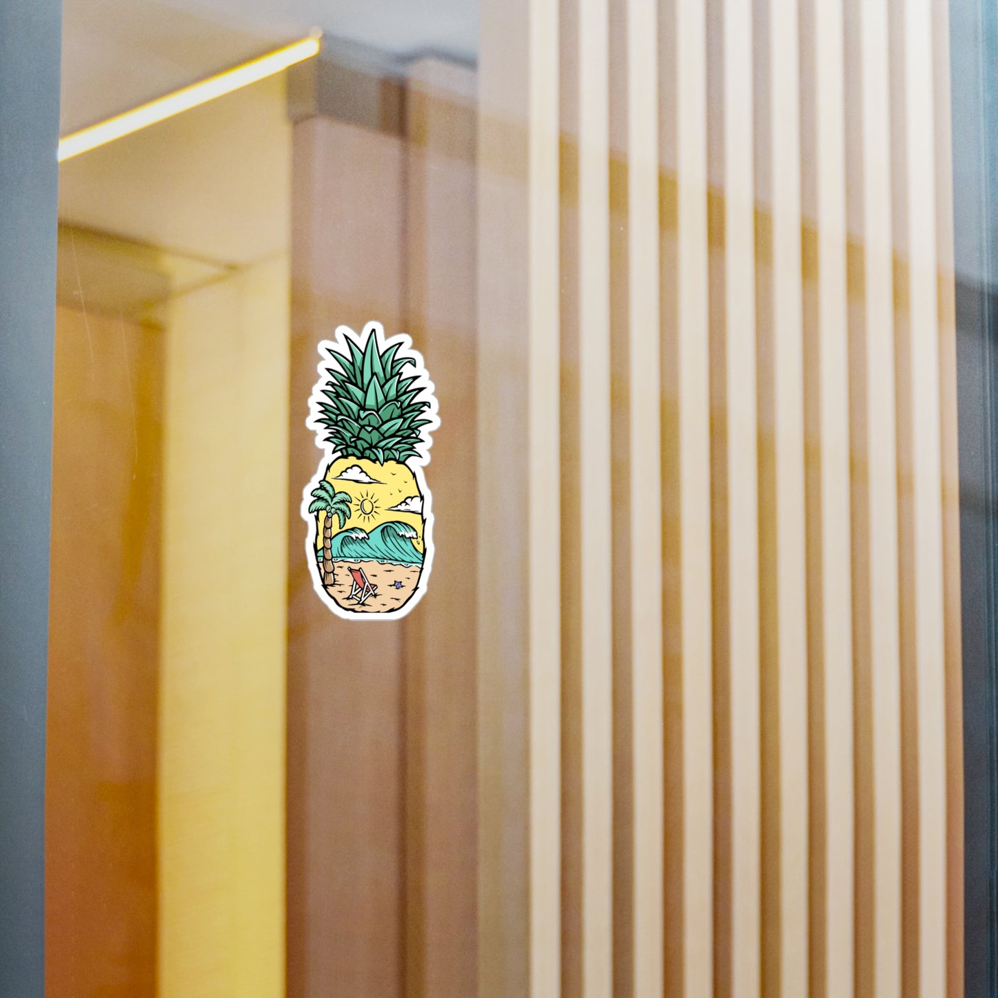 Pineapple Beach Kiss-Cut Vinyl Decals