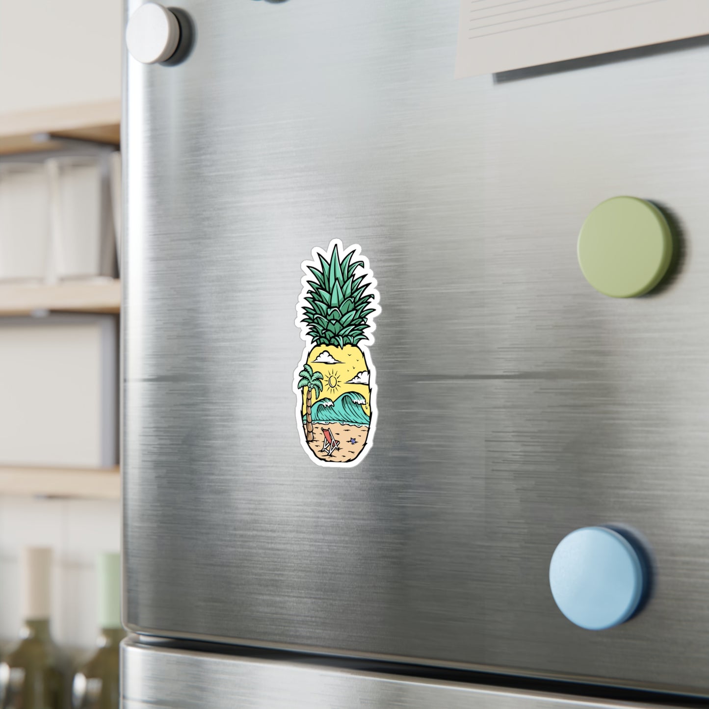 Pineapple Beach Kiss-Cut Vinyl Decals