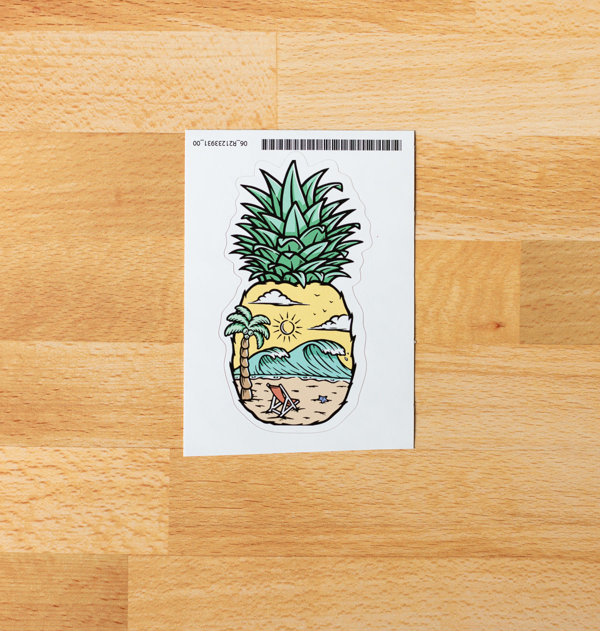 Pineapple Beach Kiss-Cut Vinyl Decals
