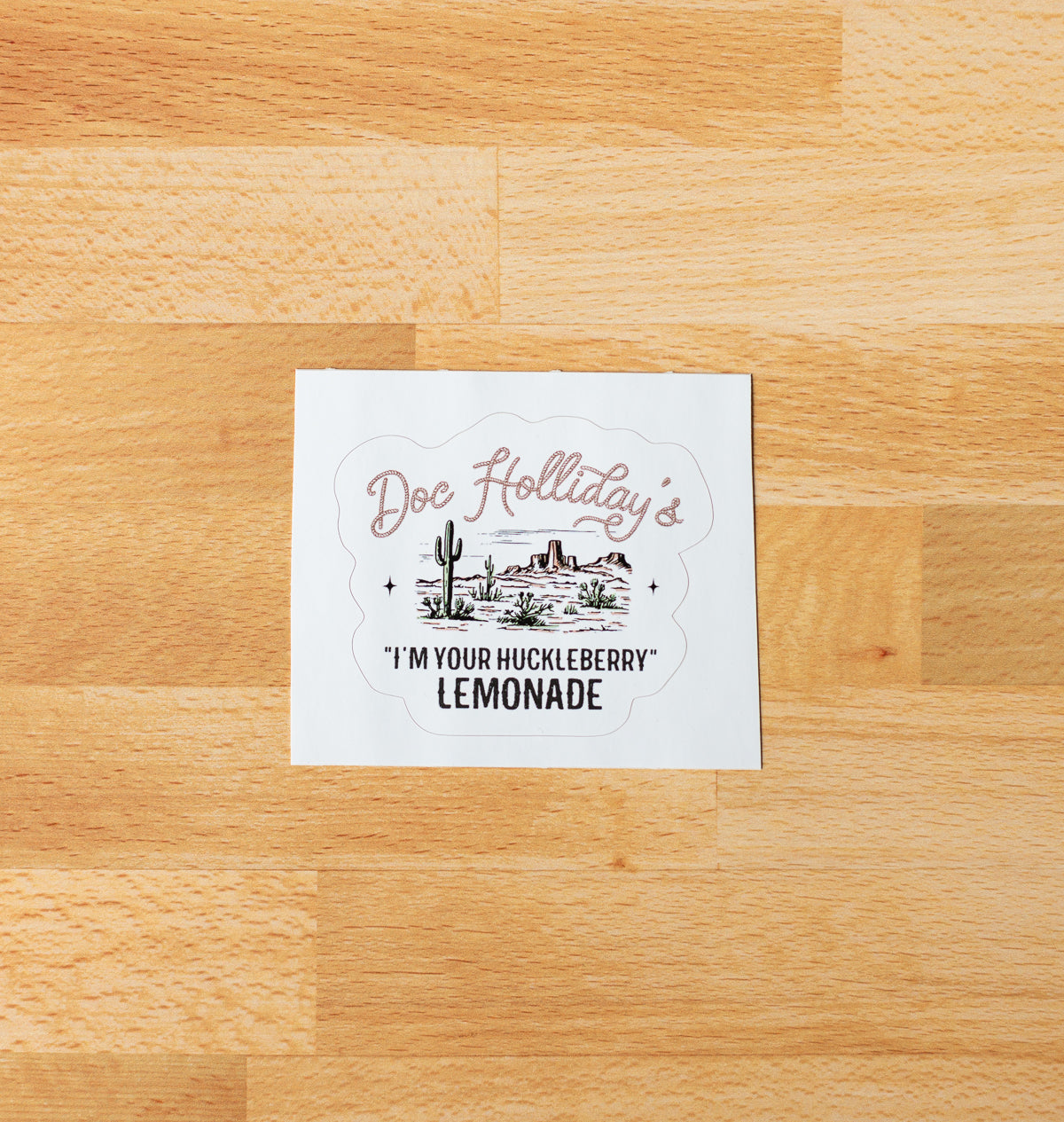 I'm Your Huckleberry Kiss-Cut Vinyl Decals