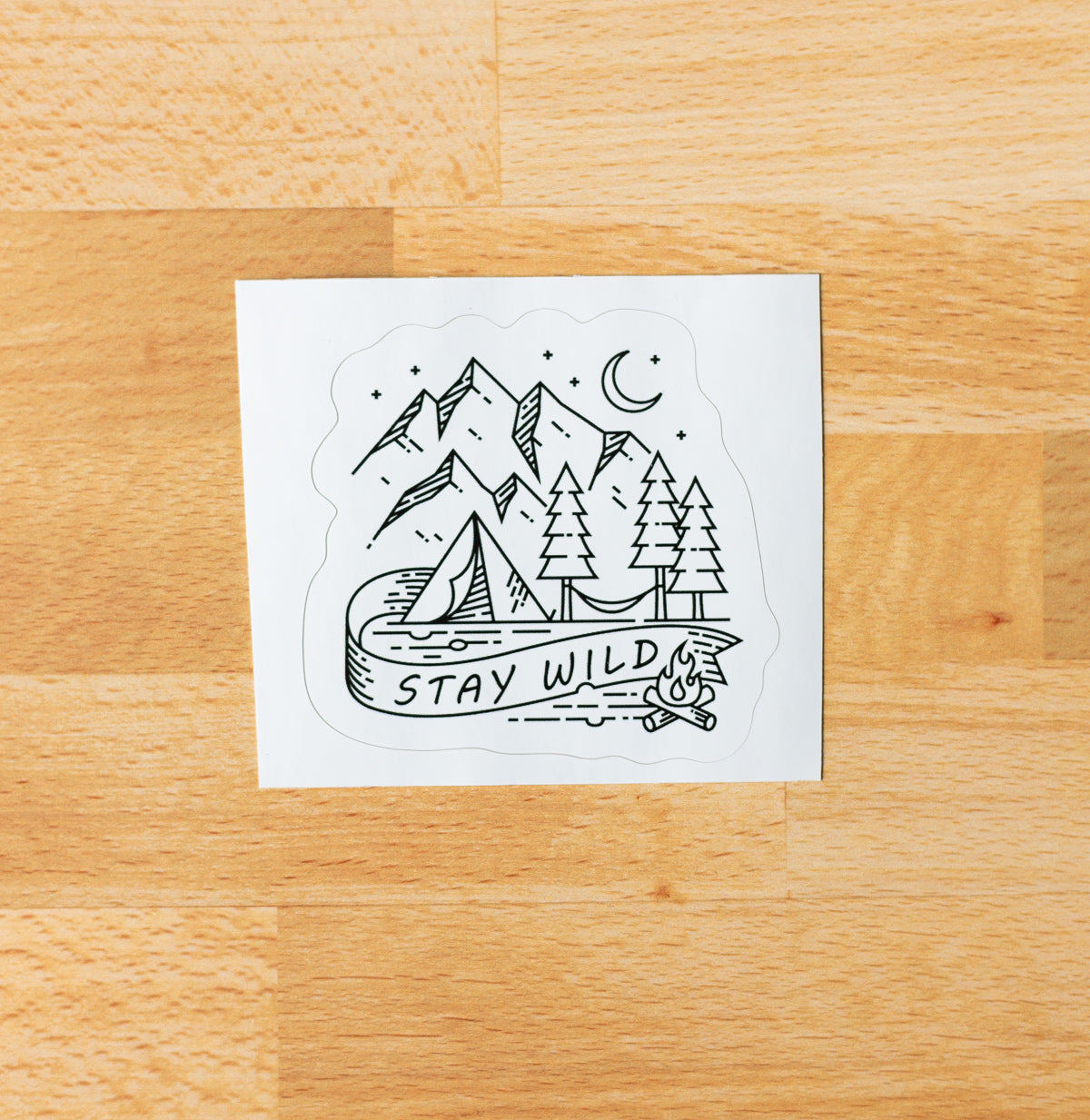 Stay Wild Kiss-Cut Vinyl Decals