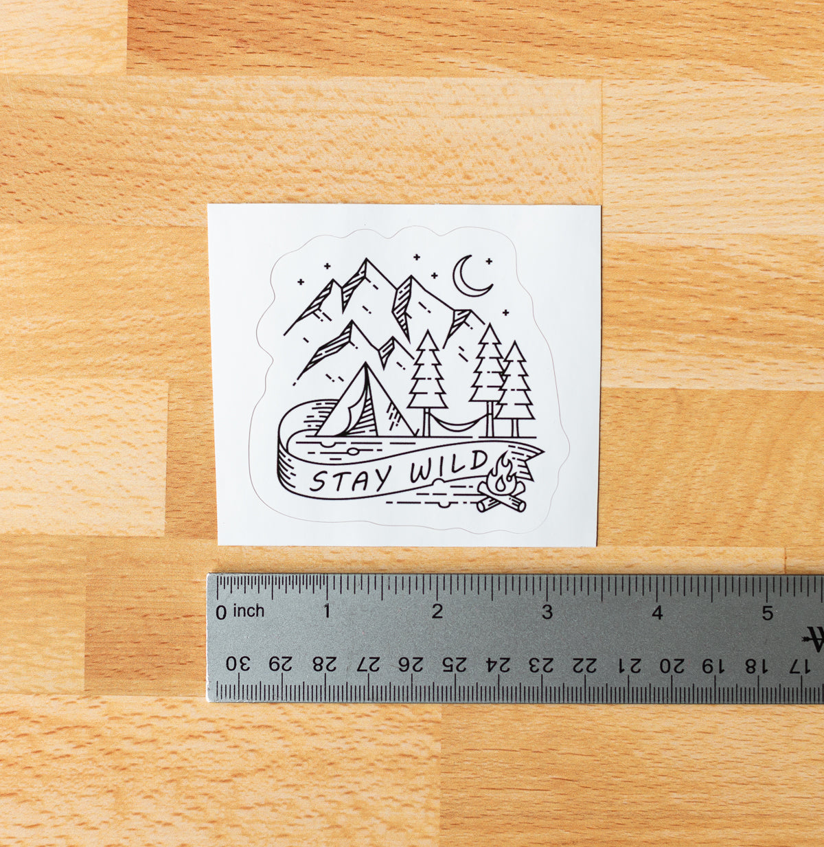 Stay Wild Kiss-Cut Vinyl Decals