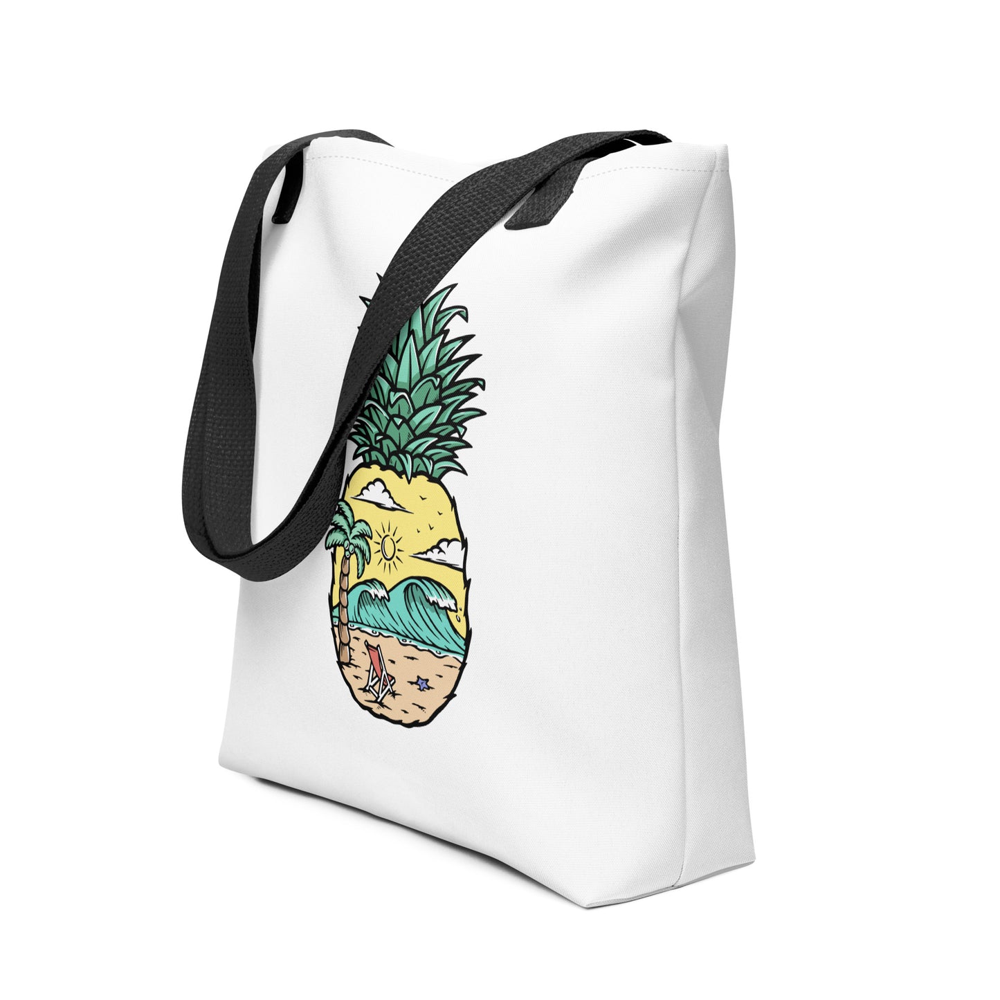 Bolso tote Pineapple Beach blanco