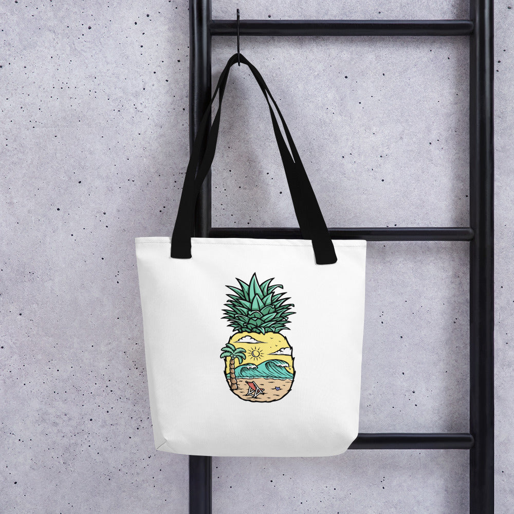 Bolso tote Pineapple Beach blanco