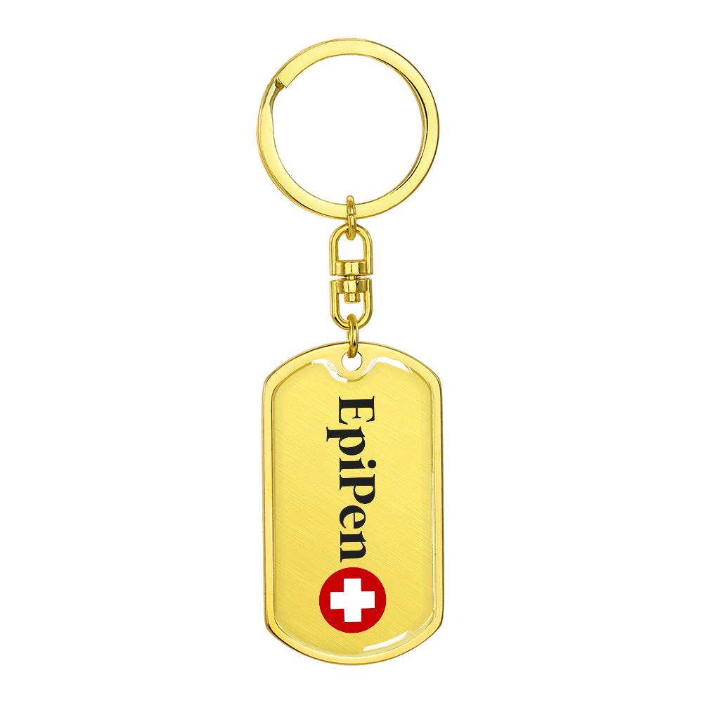 EpiPen Keychain - Dog Tag
