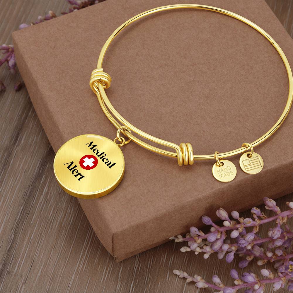 Medical Alert Bangle - Circle
