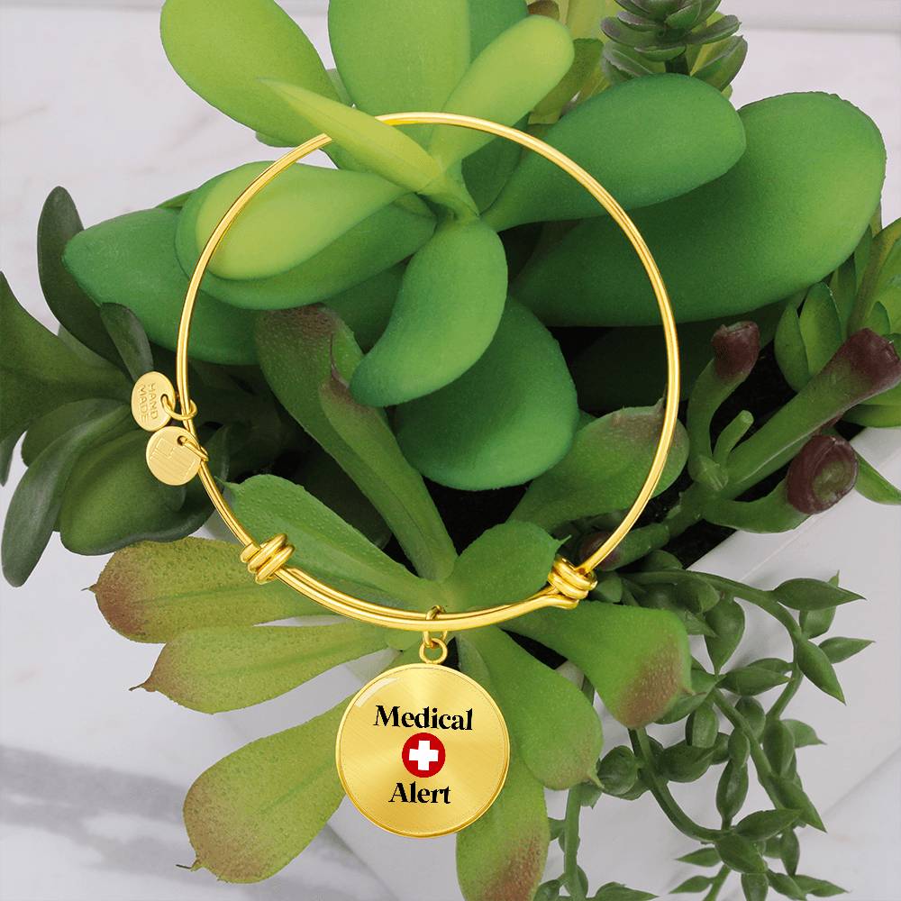 Medical Alert Bangle - Circle