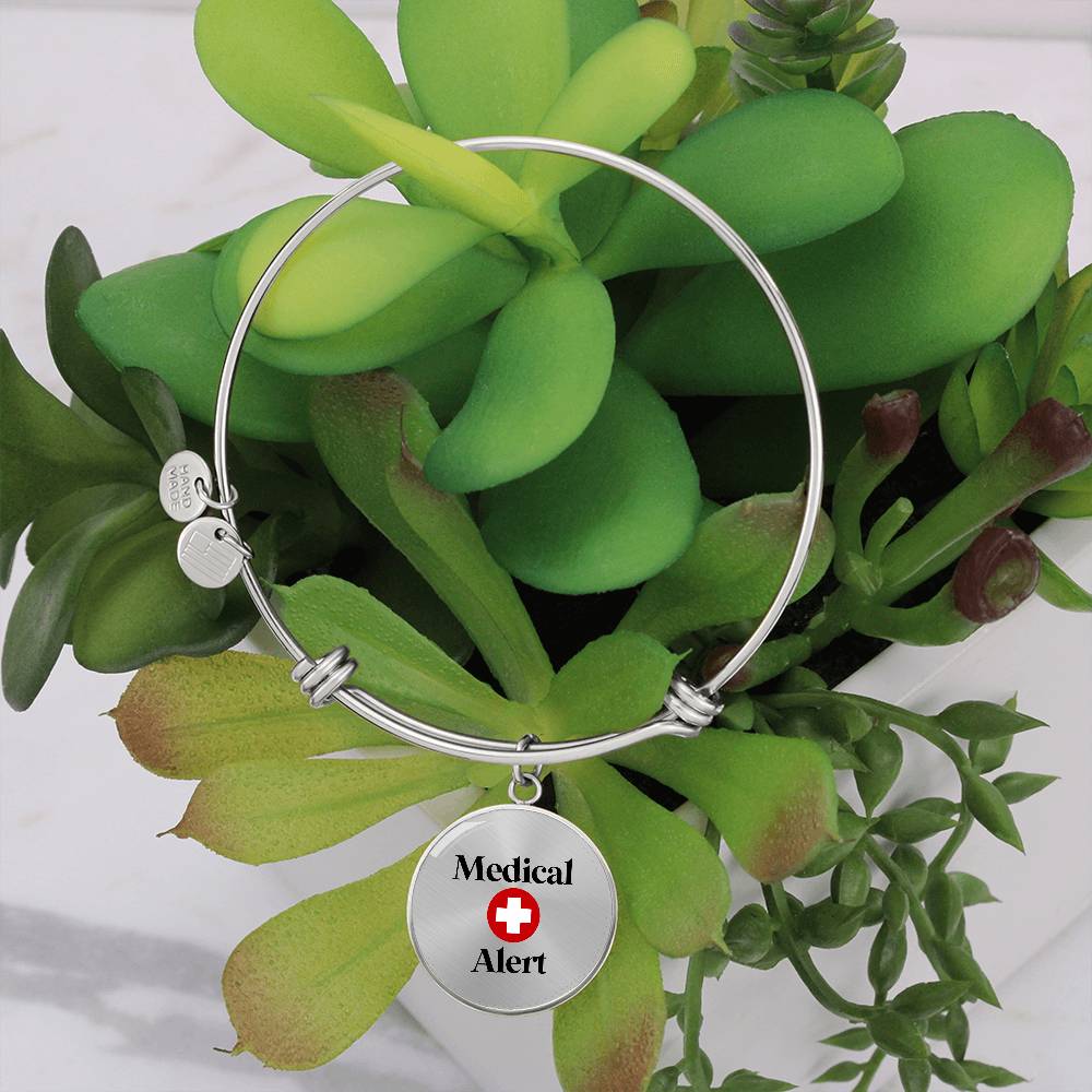 Medical Alert Bangle - Circle
