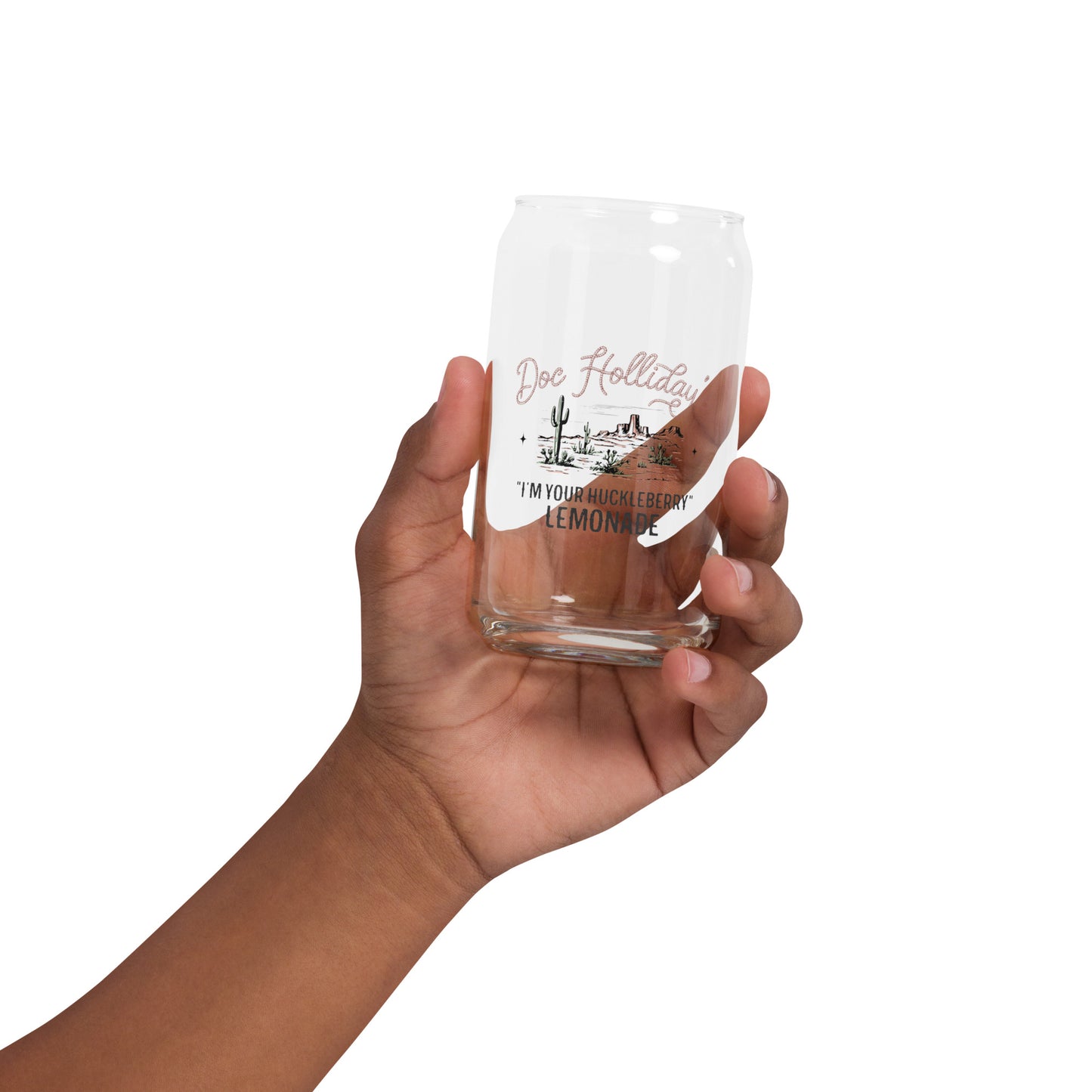 I'm Your Huckleberry Can-shaped glass