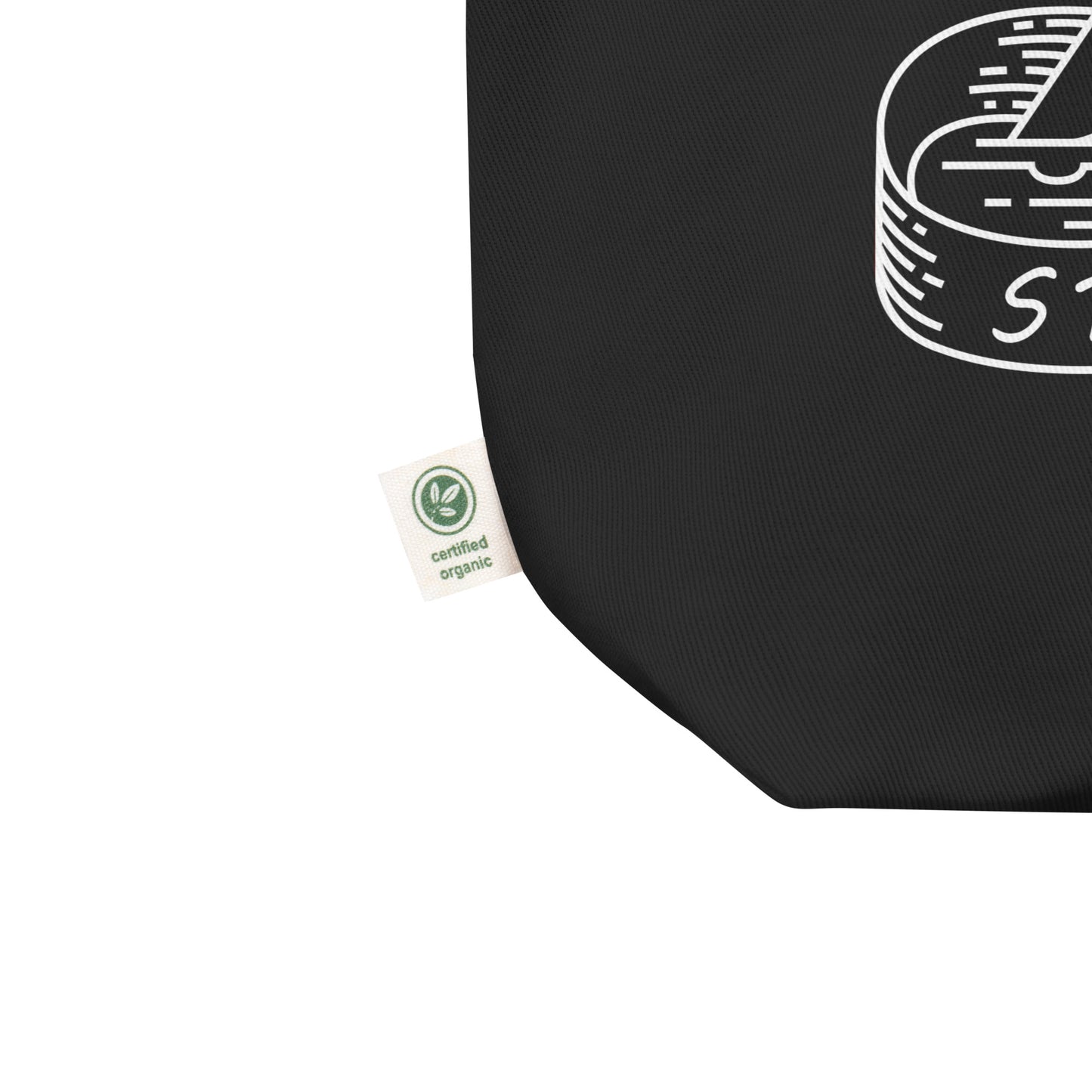 Stay Wild Black Cotton Tote Bag