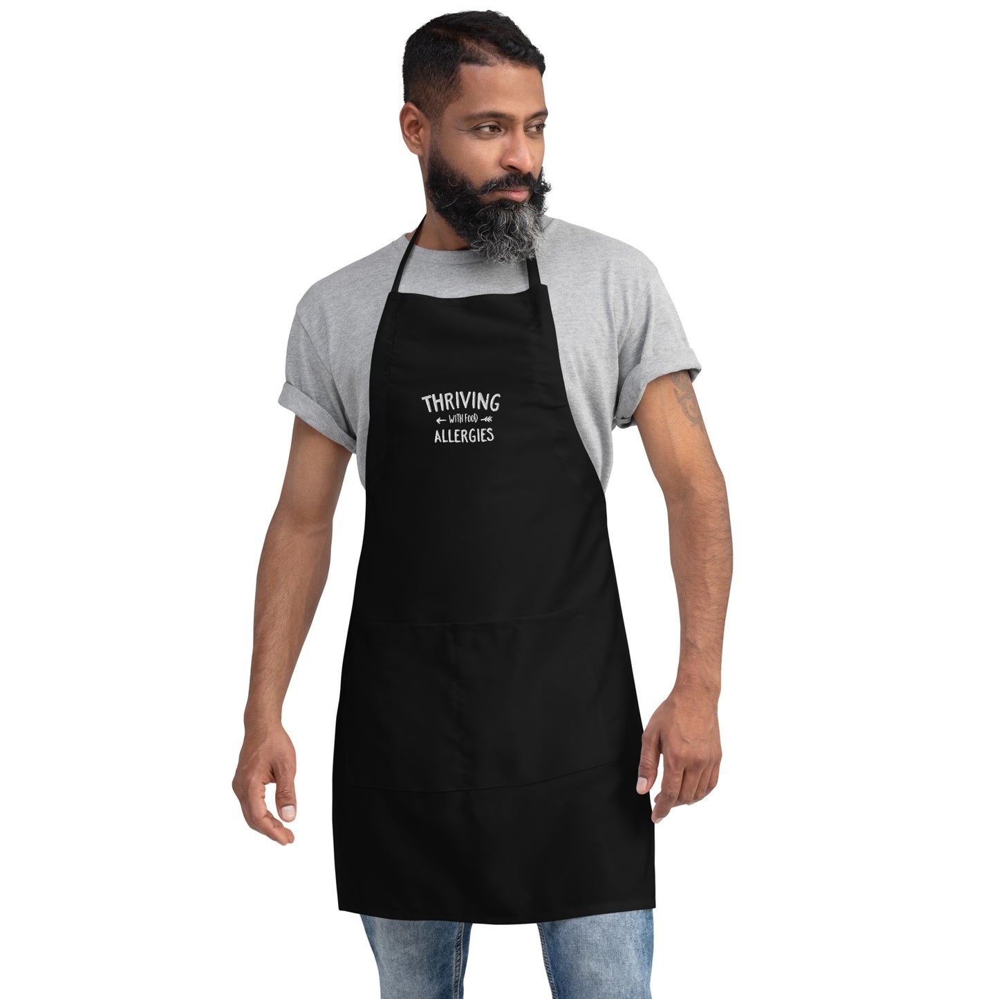 Thriving with Food Allergies Embroidered Apron