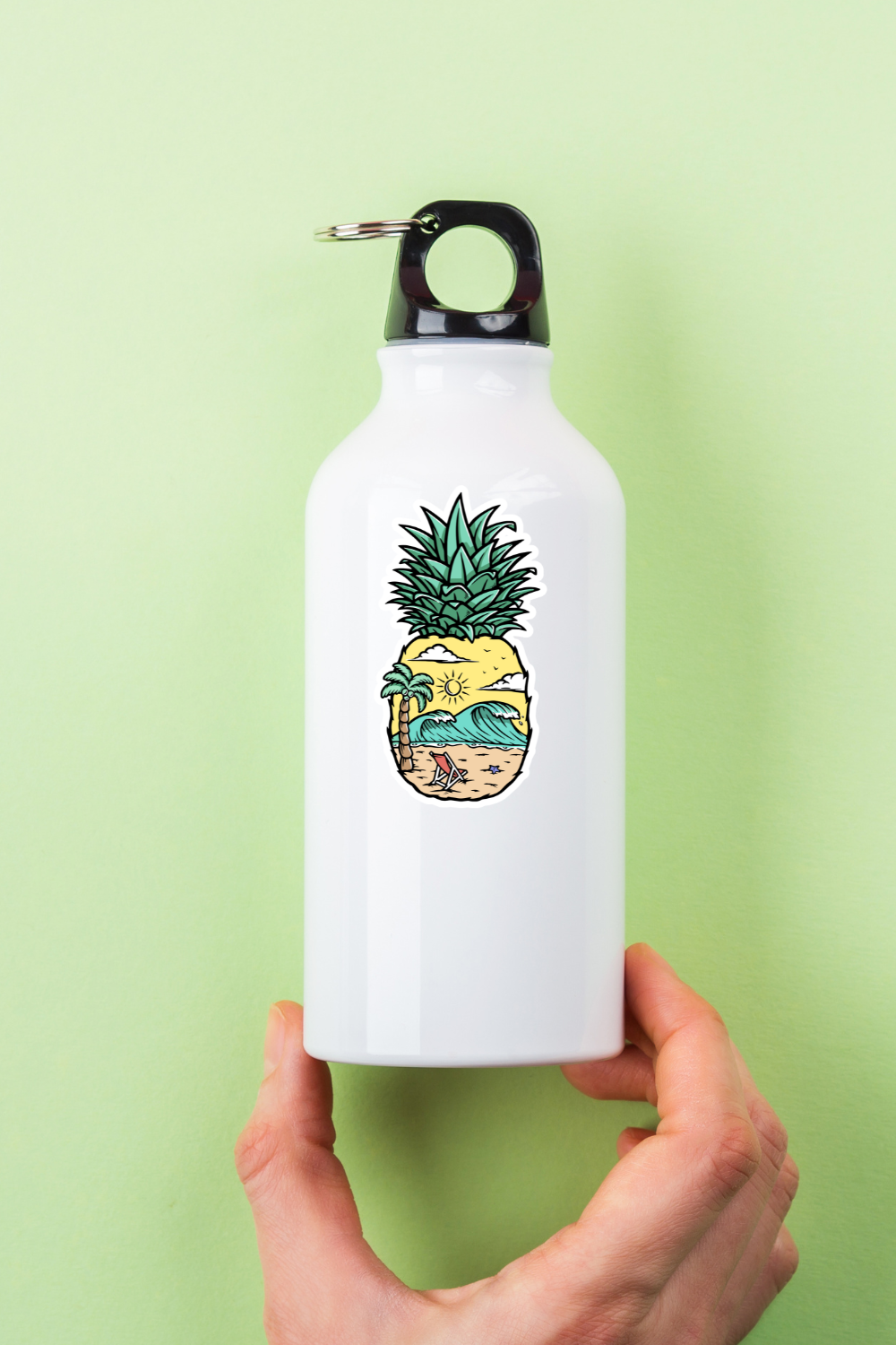 Pineapple Beach Kiss-Cut Vinyl Decals
