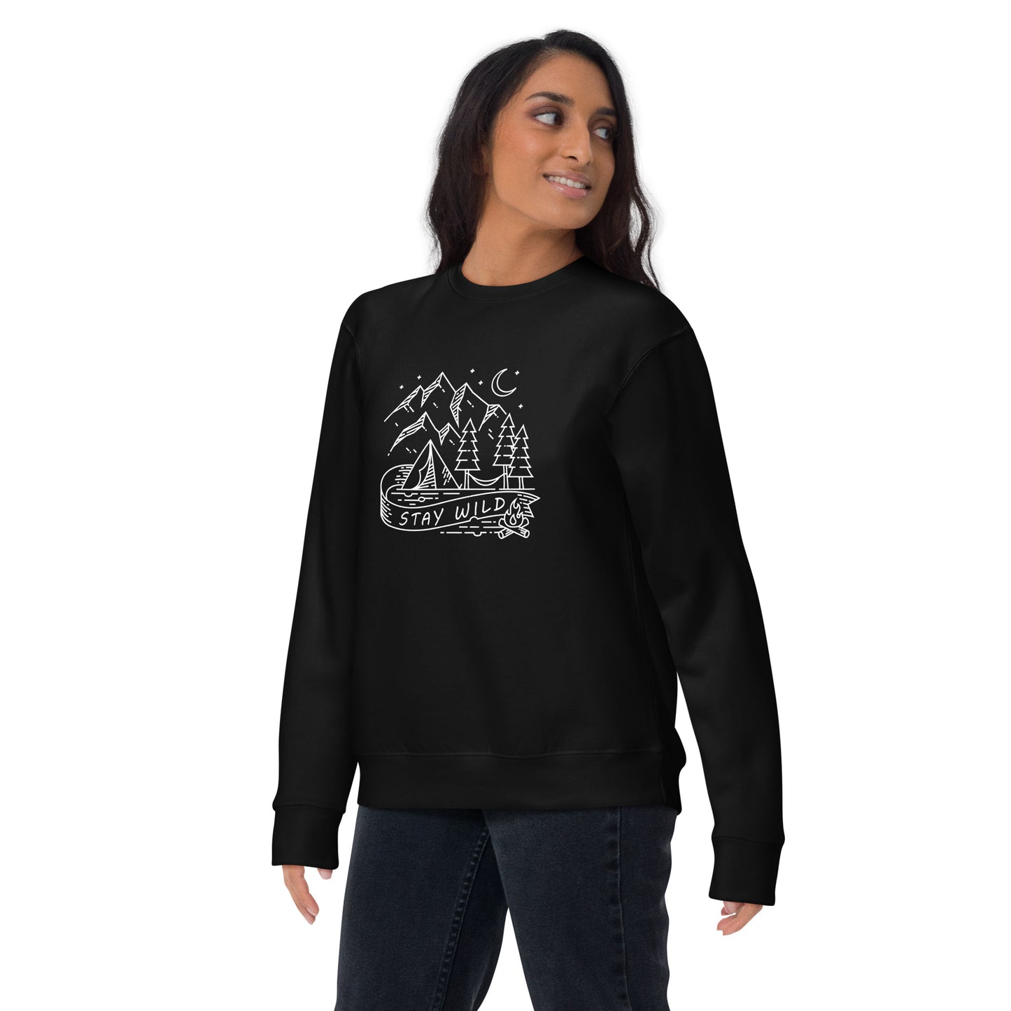 Stay Wild Unisex Premium Sweatshirt