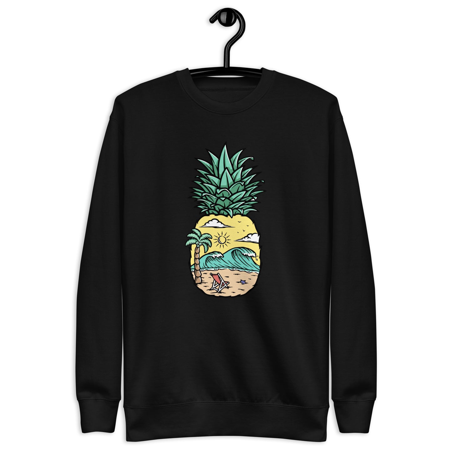 Pineapple Beach Unisex Premium Sweatshirt