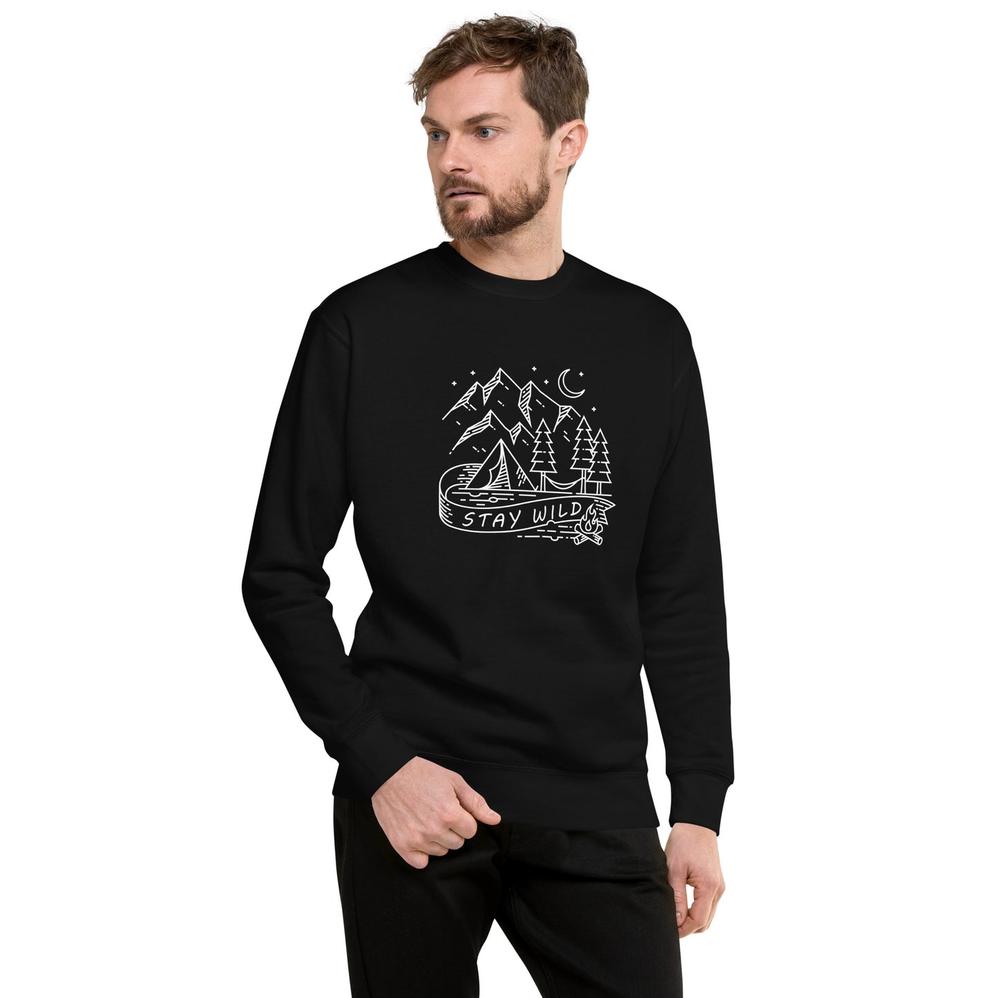 Stay Wild Unisex Premium Sweatshirt