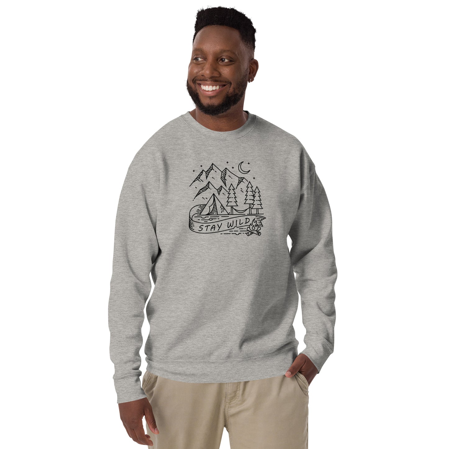Stay Wild Unisex Premium Sweatshirt