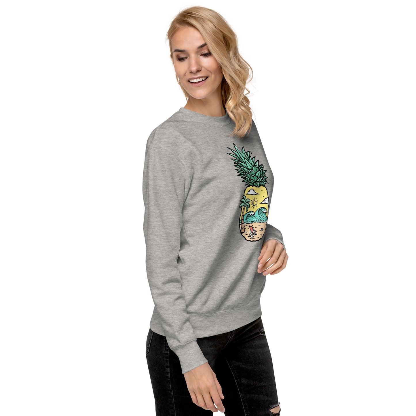 Pineapple Beach Unisex Premium Sweatshirt