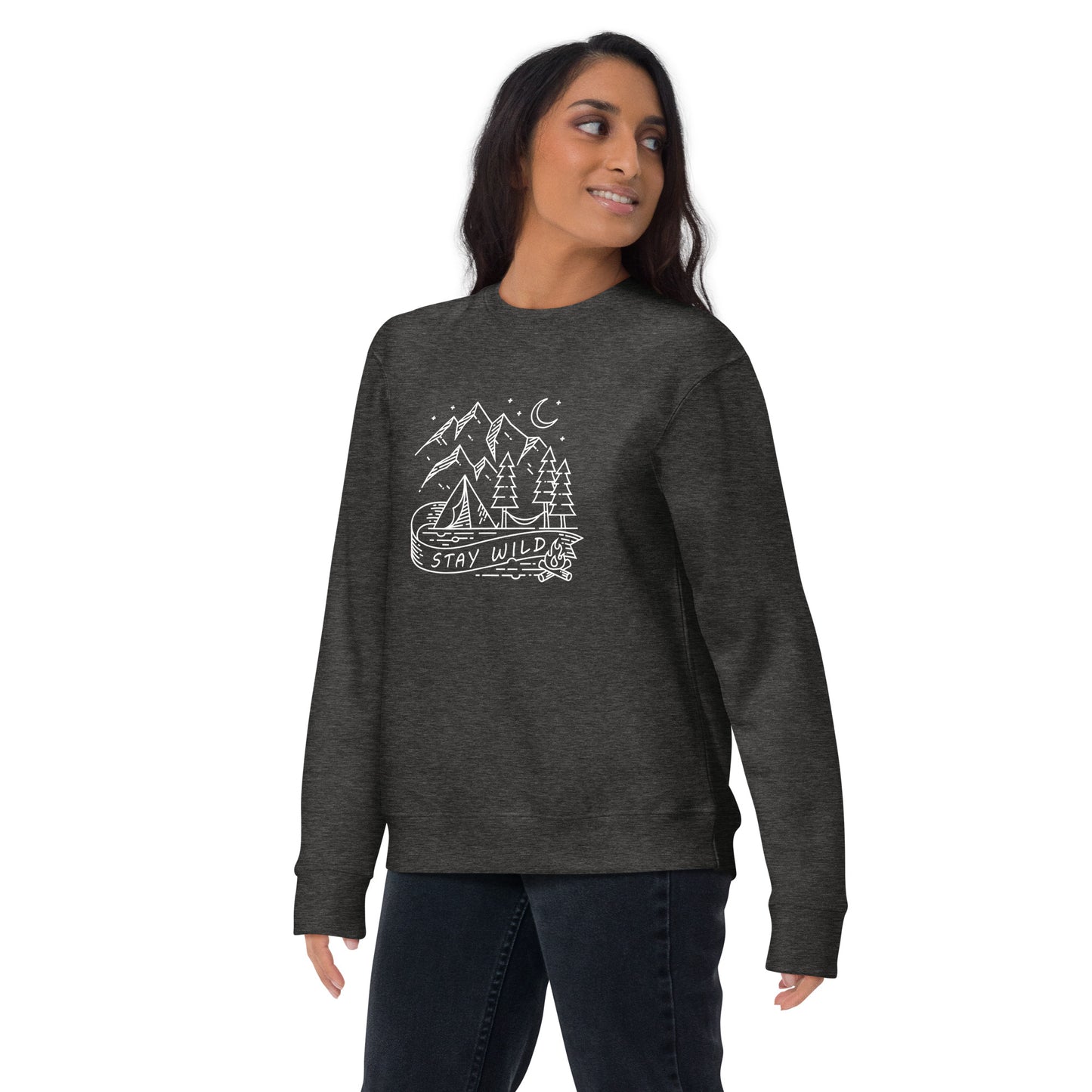 Stay Wild Unisex Premium Sweatshirt