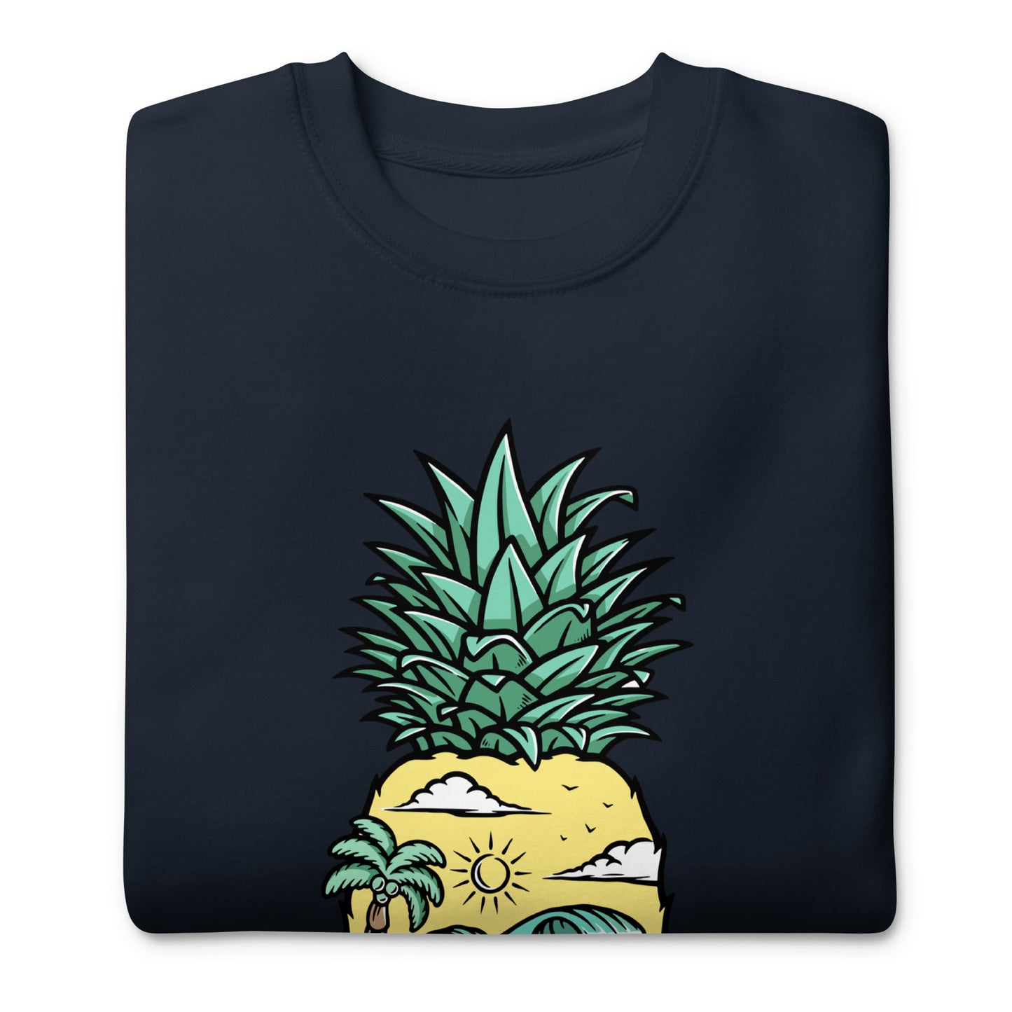 Pineapple Beach Unisex Premium Sweatshirt
