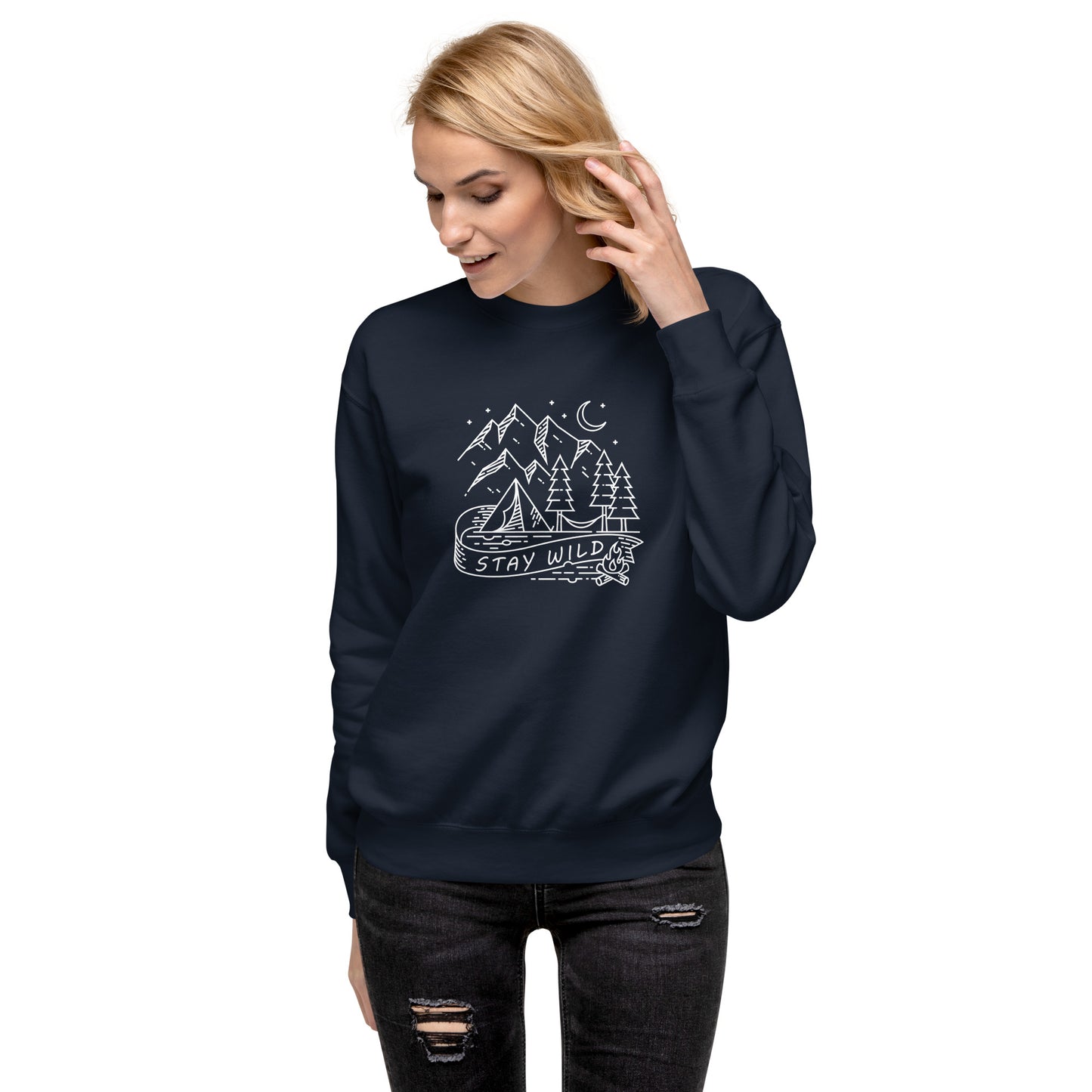 Stay Wild Unisex Premium Sweatshirt