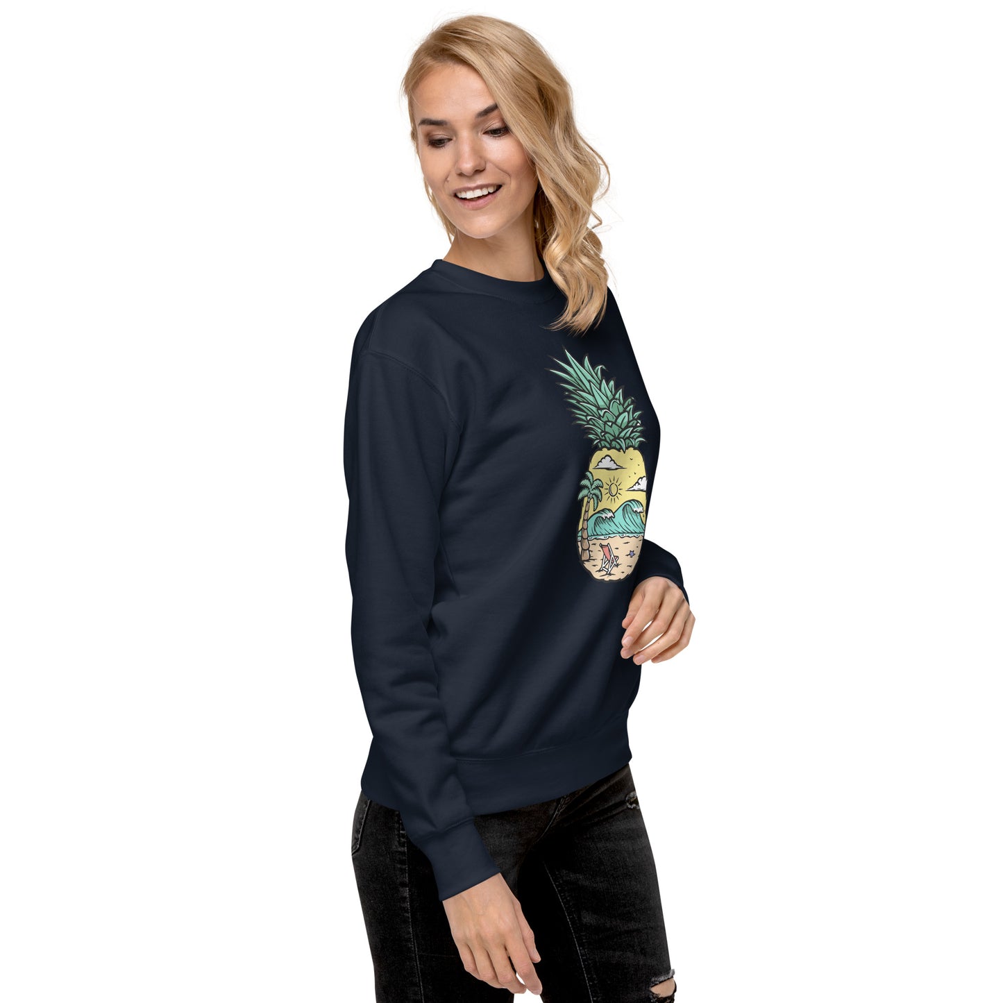 Pineapple Beach Unisex Premium Sweatshirt