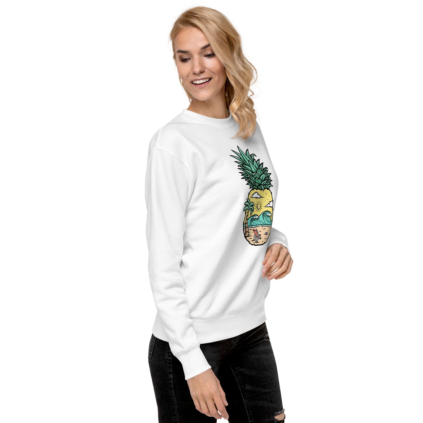 Pineapple Beach Unisex Premium Sweatshirt