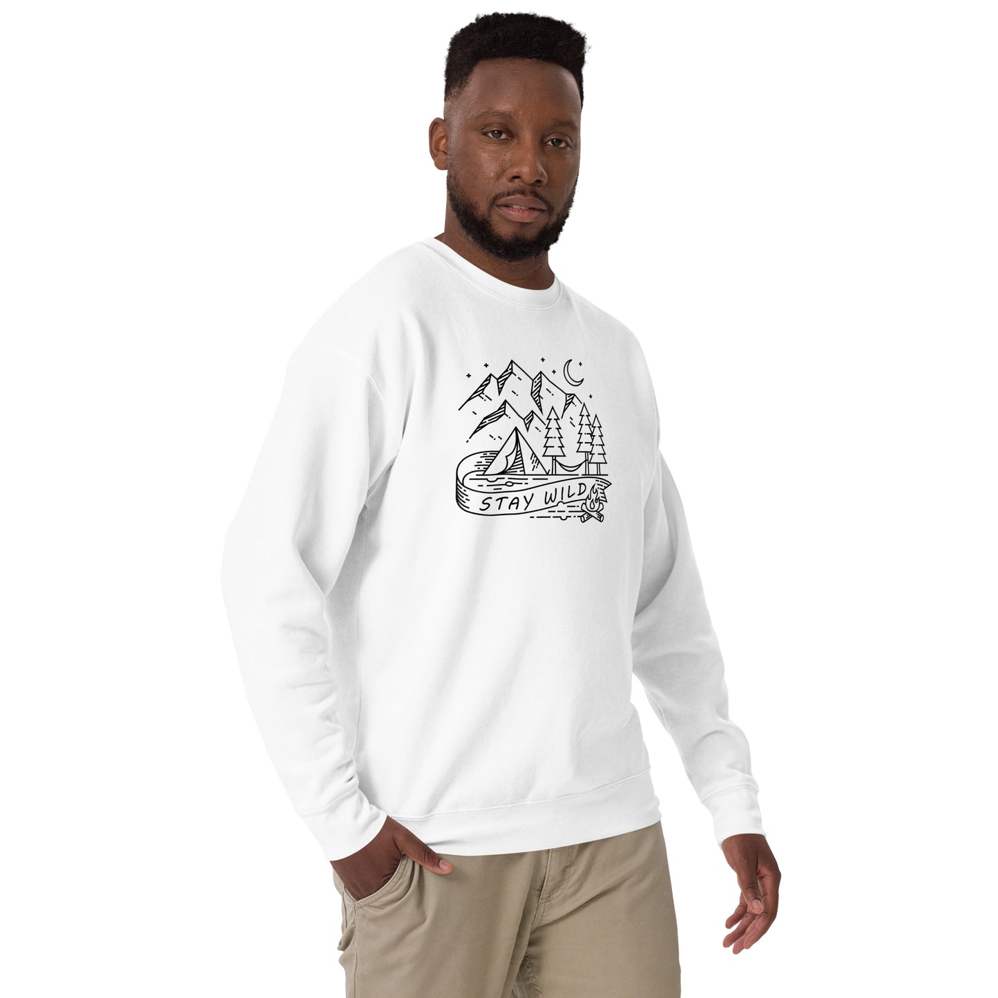 Stay Wild Unisex Premium Sweatshirt
