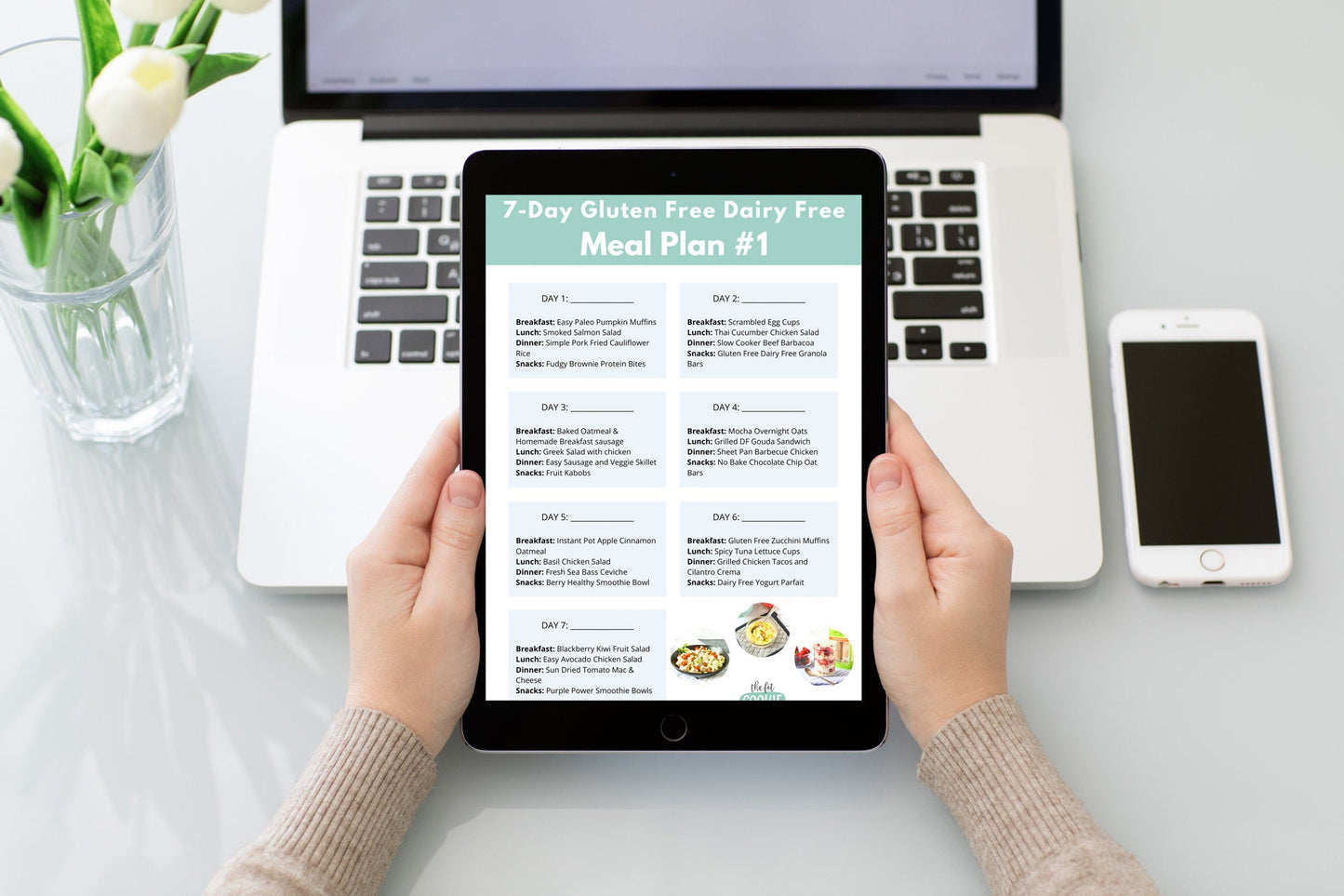 Gluten Free Dairy Free Meal Plan #1 Recipe Book