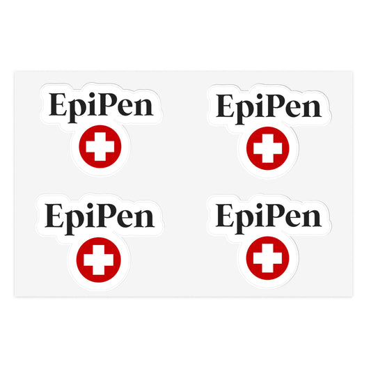 EpiPen Vinyl Sticker Sheets