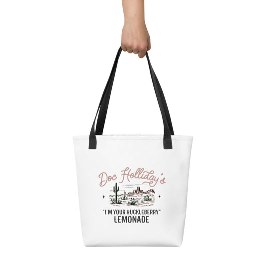 I'm Your Huckleberry White Tote Bag