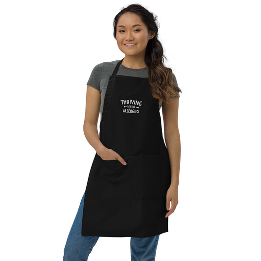 Thriving with Food Allergies Embroidered Apron