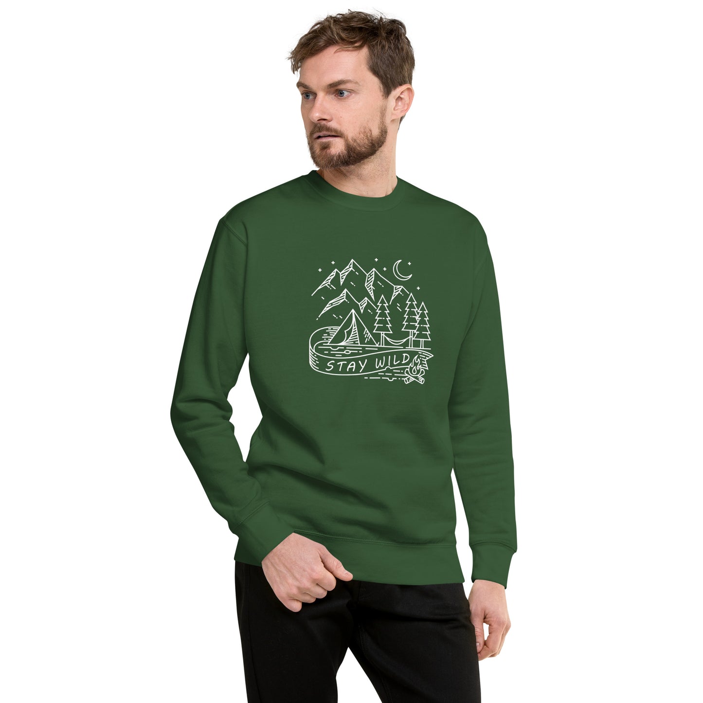 Stay Wild Unisex Premium Sweatshirt