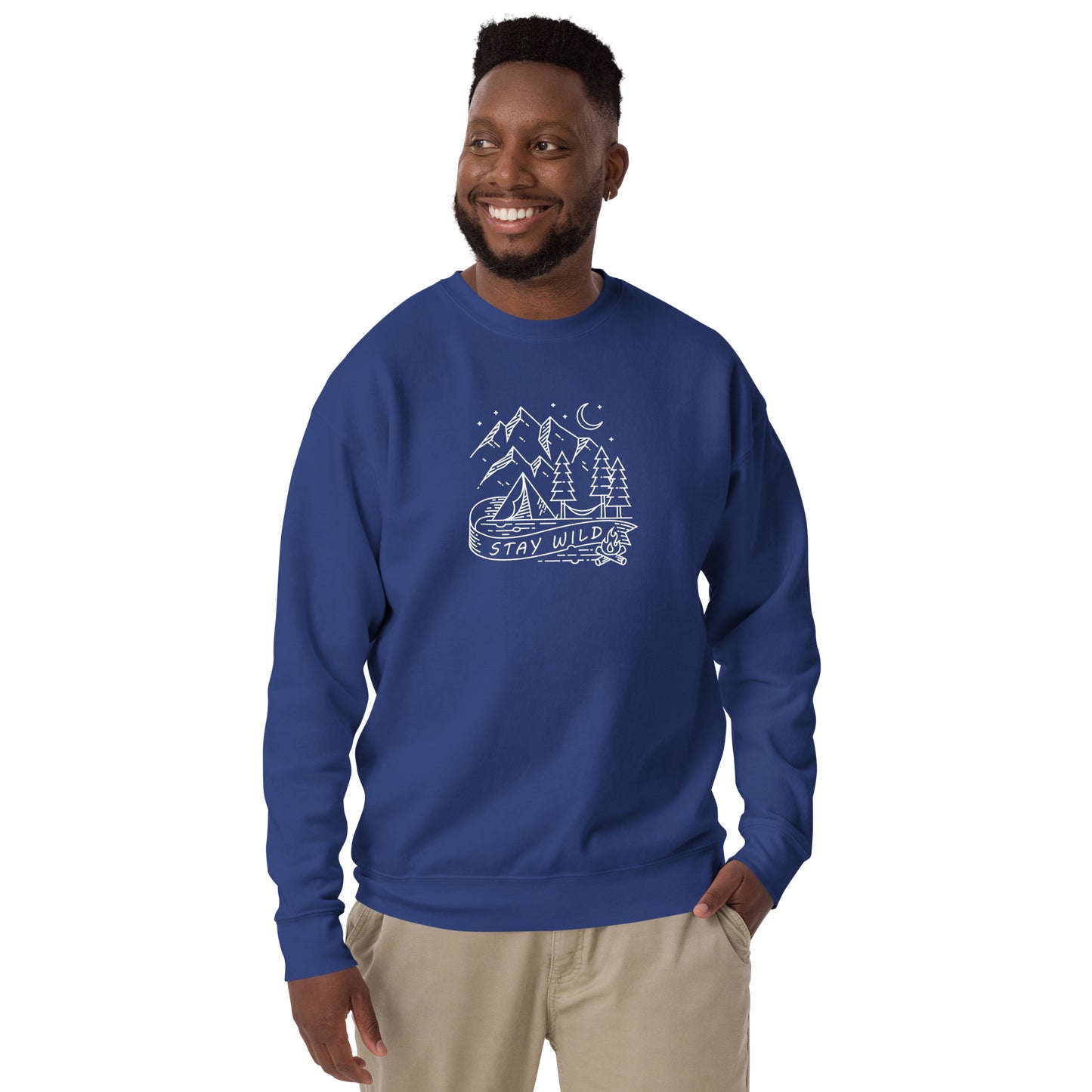 Stay Wild Unisex Premium Sweatshirt