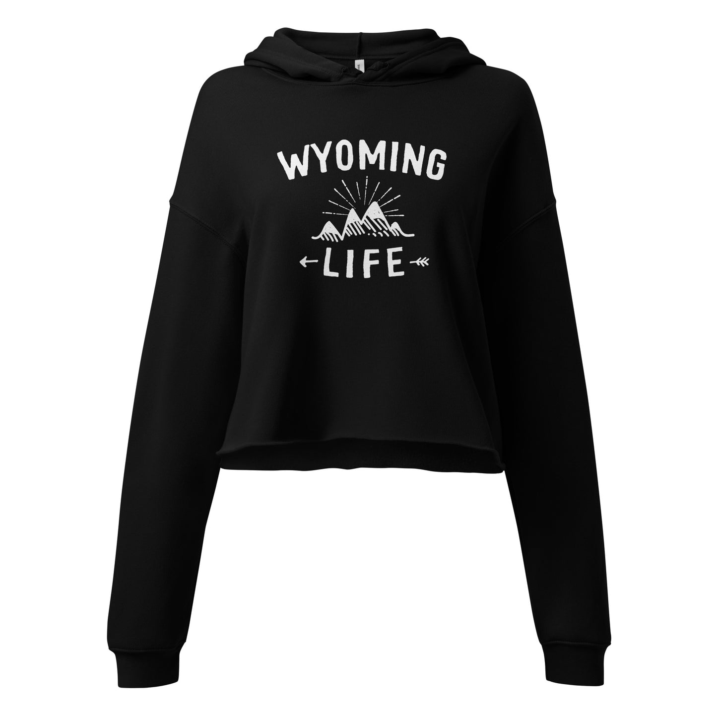 Wyoming Life Crop Hoodie