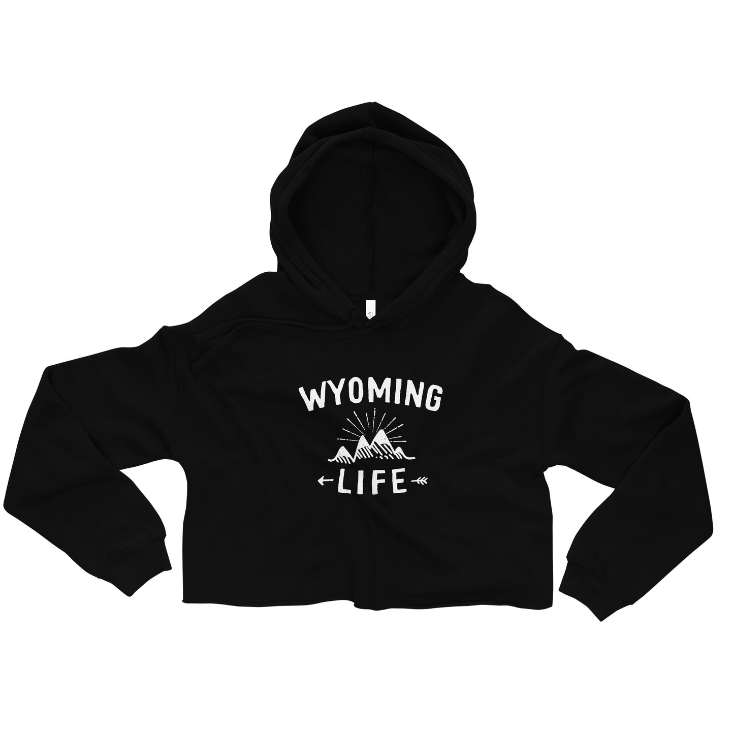 Wyoming Life Crop Hoodie