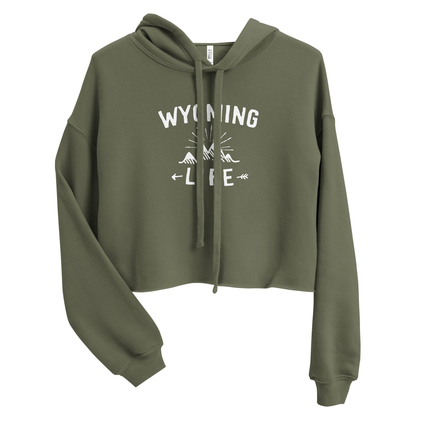 Wyoming Life Crop Hoodie