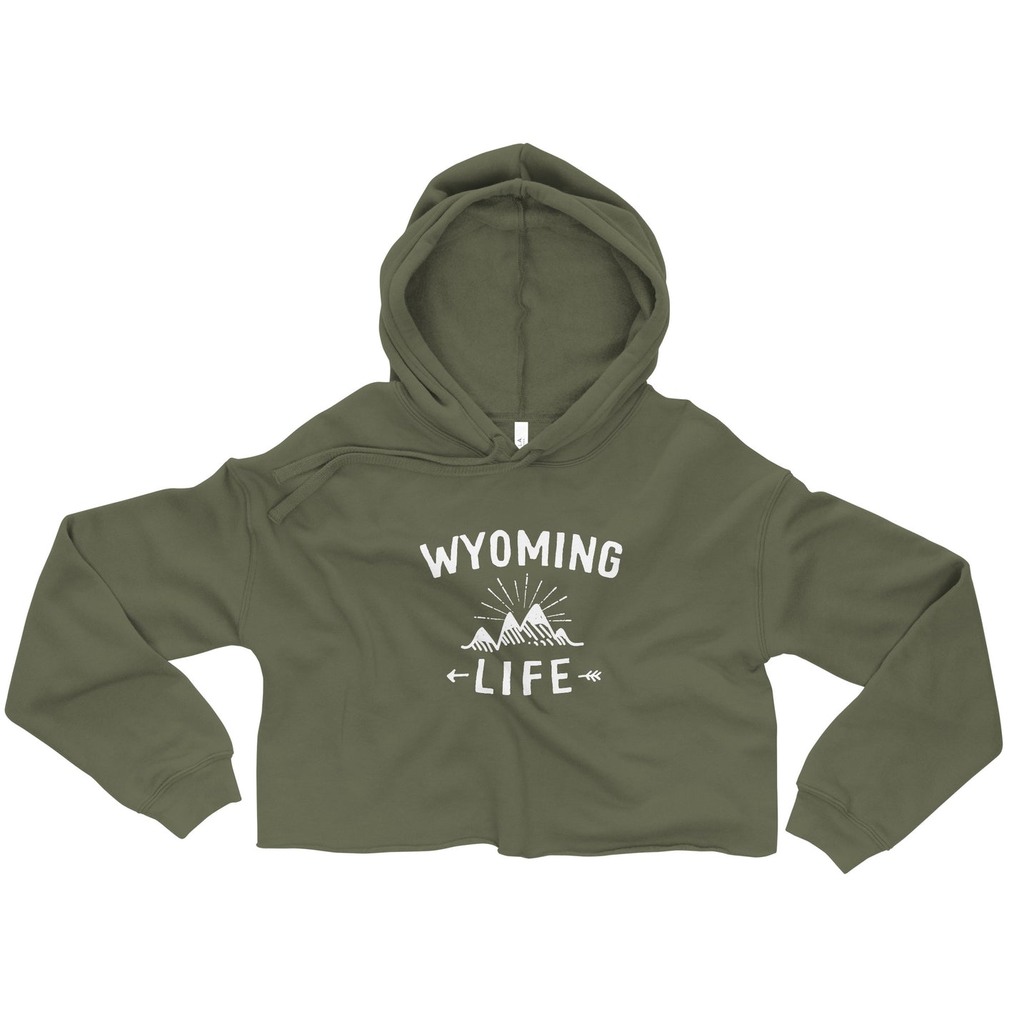 Wyoming Life Crop Hoodie