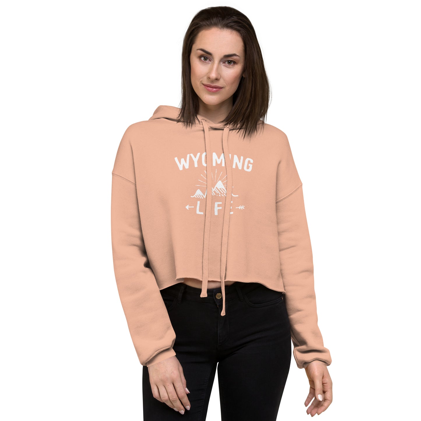 Wyoming Life Crop Hoodie