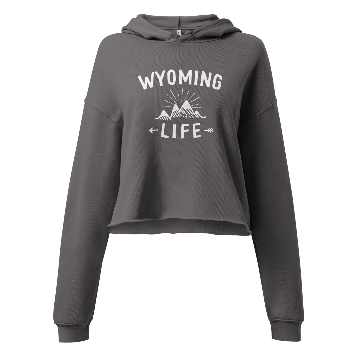 Wyoming Life Crop Hoodie