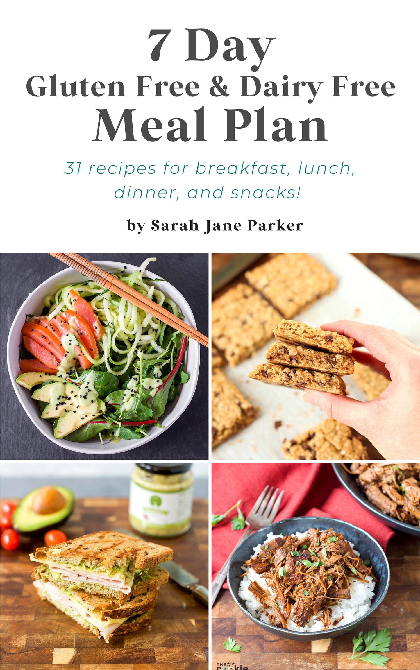 Gluten Free Dairy Free Meal Plan #1 Recipe Book